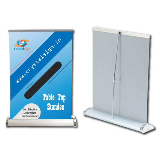 Table top Roll up Standee A3 - Without Branding