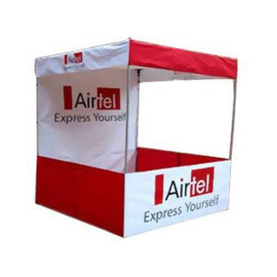 পণ্য প্রচারমূলক ক্যানোপি তাঁবু (6' x 6' x 7') - কাস্টমাইজড ব্র্যান্ডিং সহ