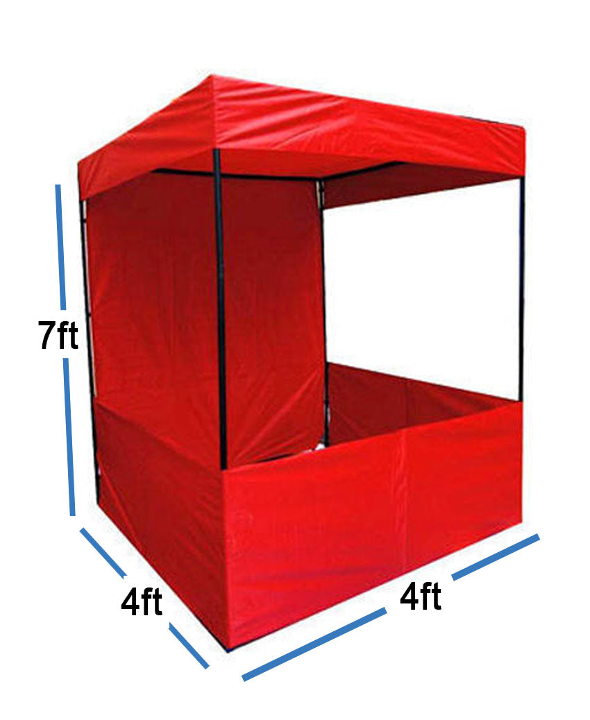 প্রচারমূলক ক্যানোপি তাঁবু (4' x 4' x 7') - শুধুমাত্র কাঠামো