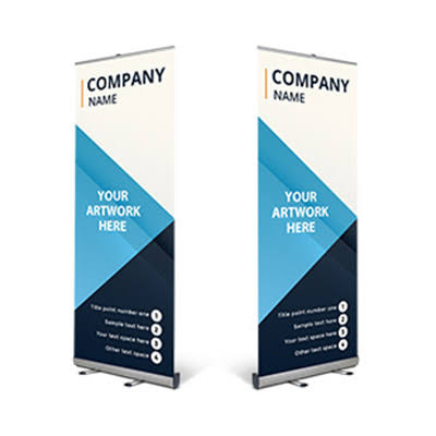 Roll Up Banner Standee (6' x 3') - With Customised Branding