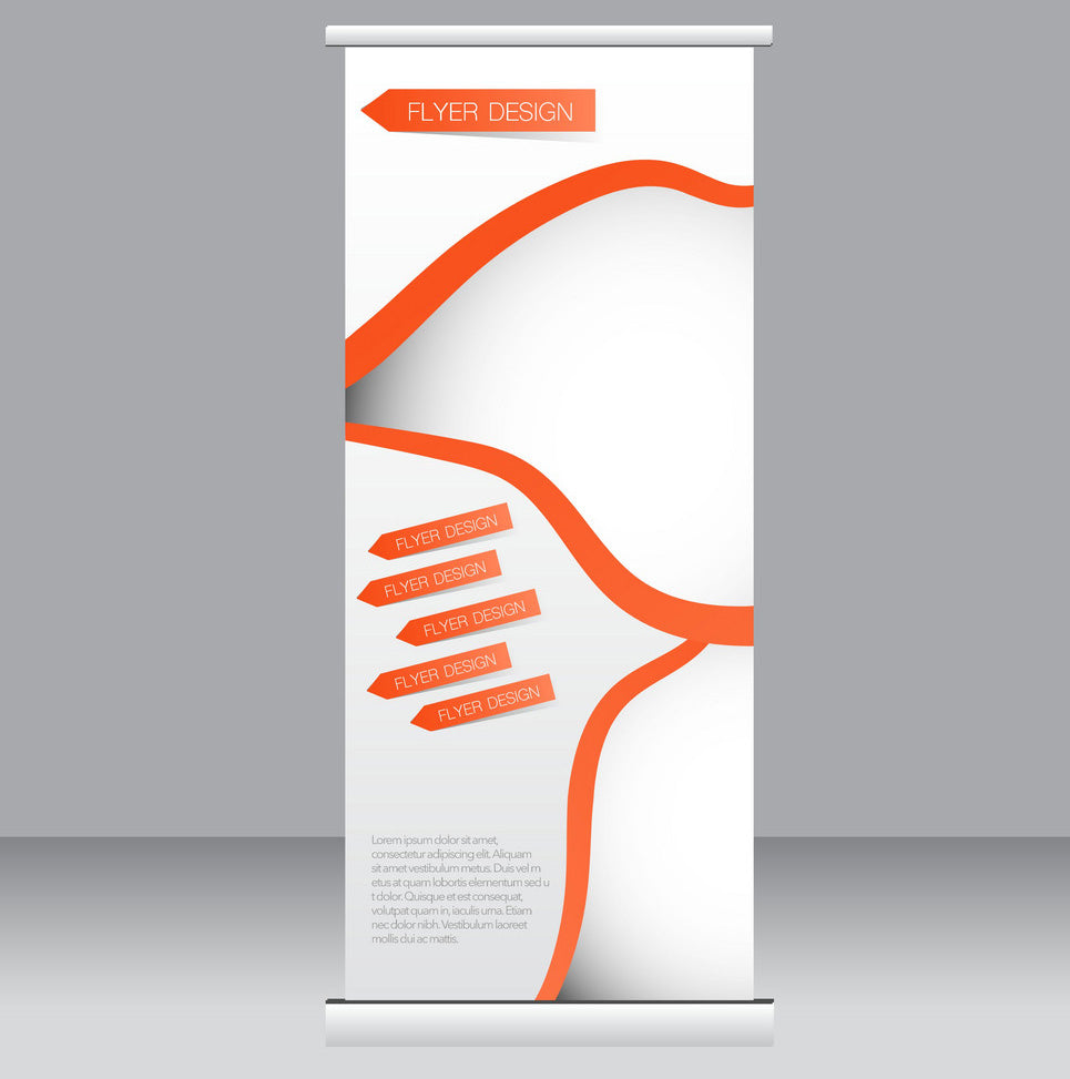 Roll Up Banner Standee (6' x 2.5') - Without Branding